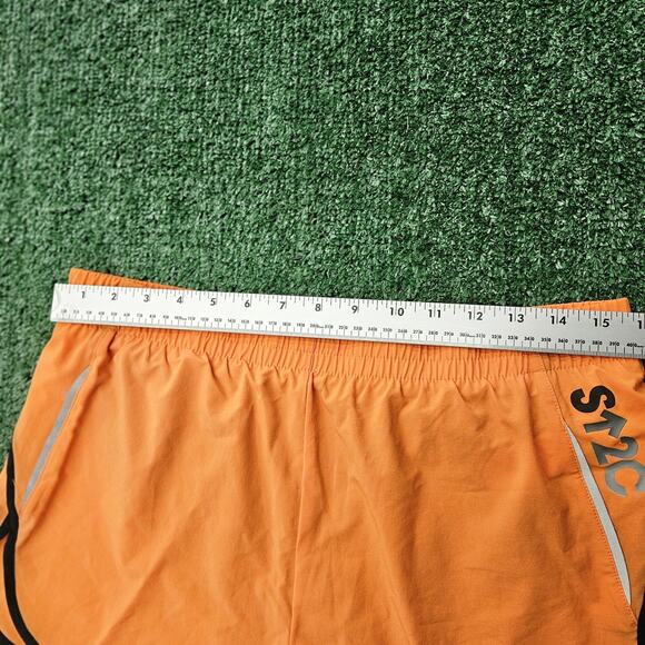 K. Swiss Shorts Women's Orange Lined Running Shorts Size M - Picture 7 of 7